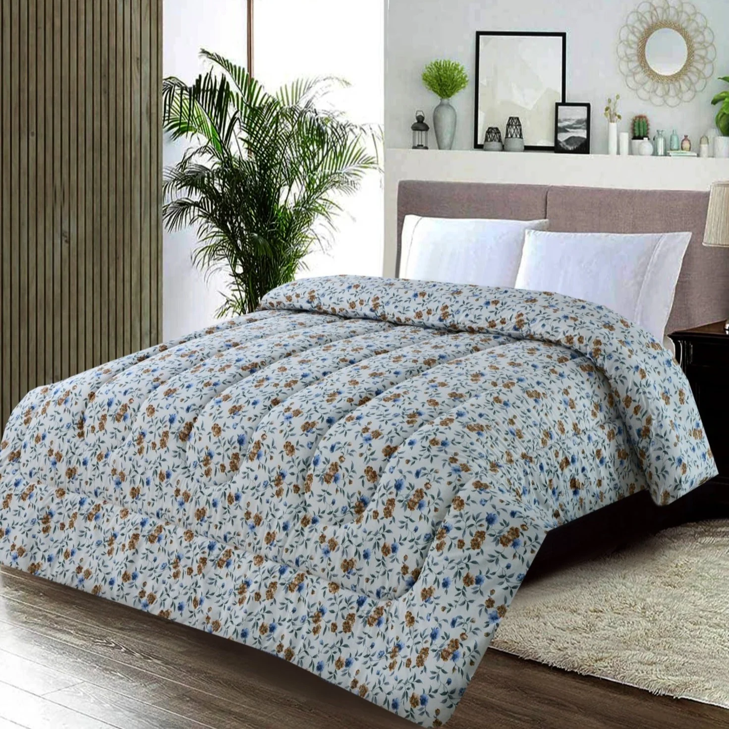 1 PC Double Winter Razai-Marigold - Image 3