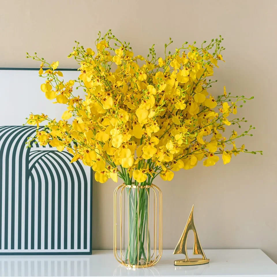 1 PC Modern Metal Vase- Lantern Shape - Image 9