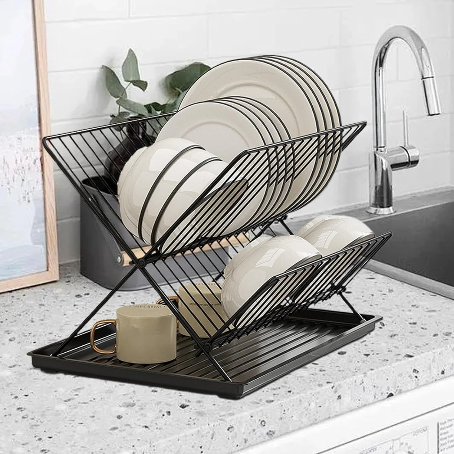 2 Tier Dish Drainers (SA2510-043) - Image 4
