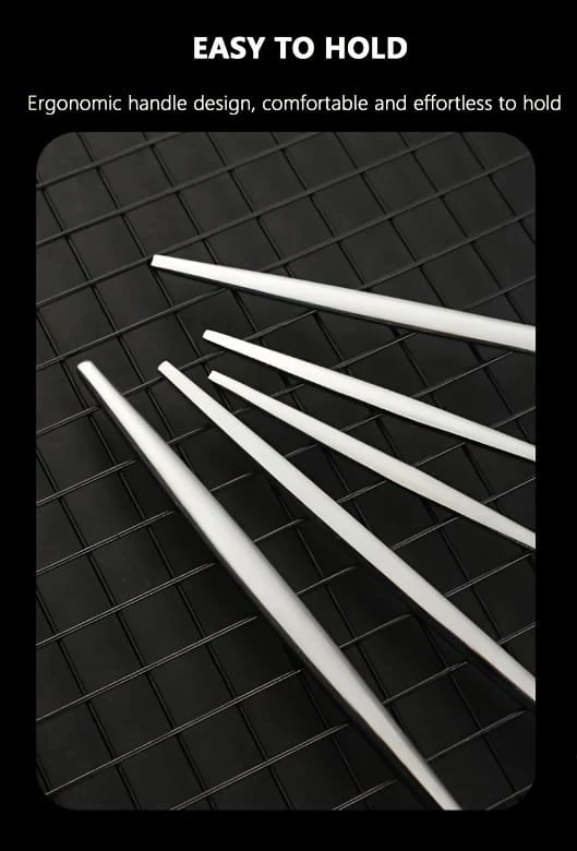 Silver (4404) 24 PCs Premium Steel Cutlery Set - Image 6