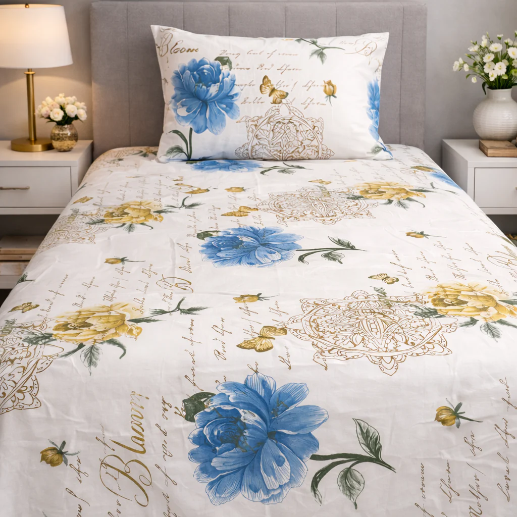 2Pcs Single Bed Sheet-SB293 - Image 3