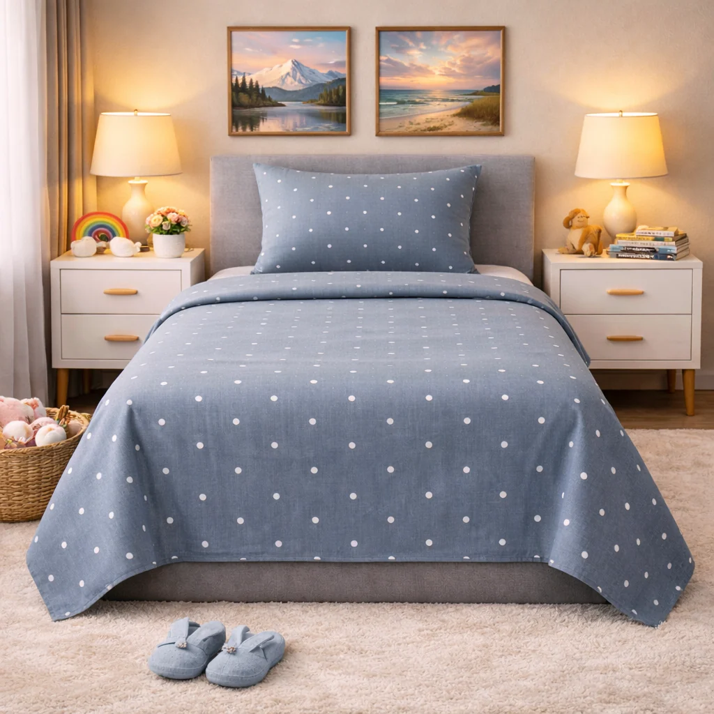 2Pcs Single Bed Sheet-SB341