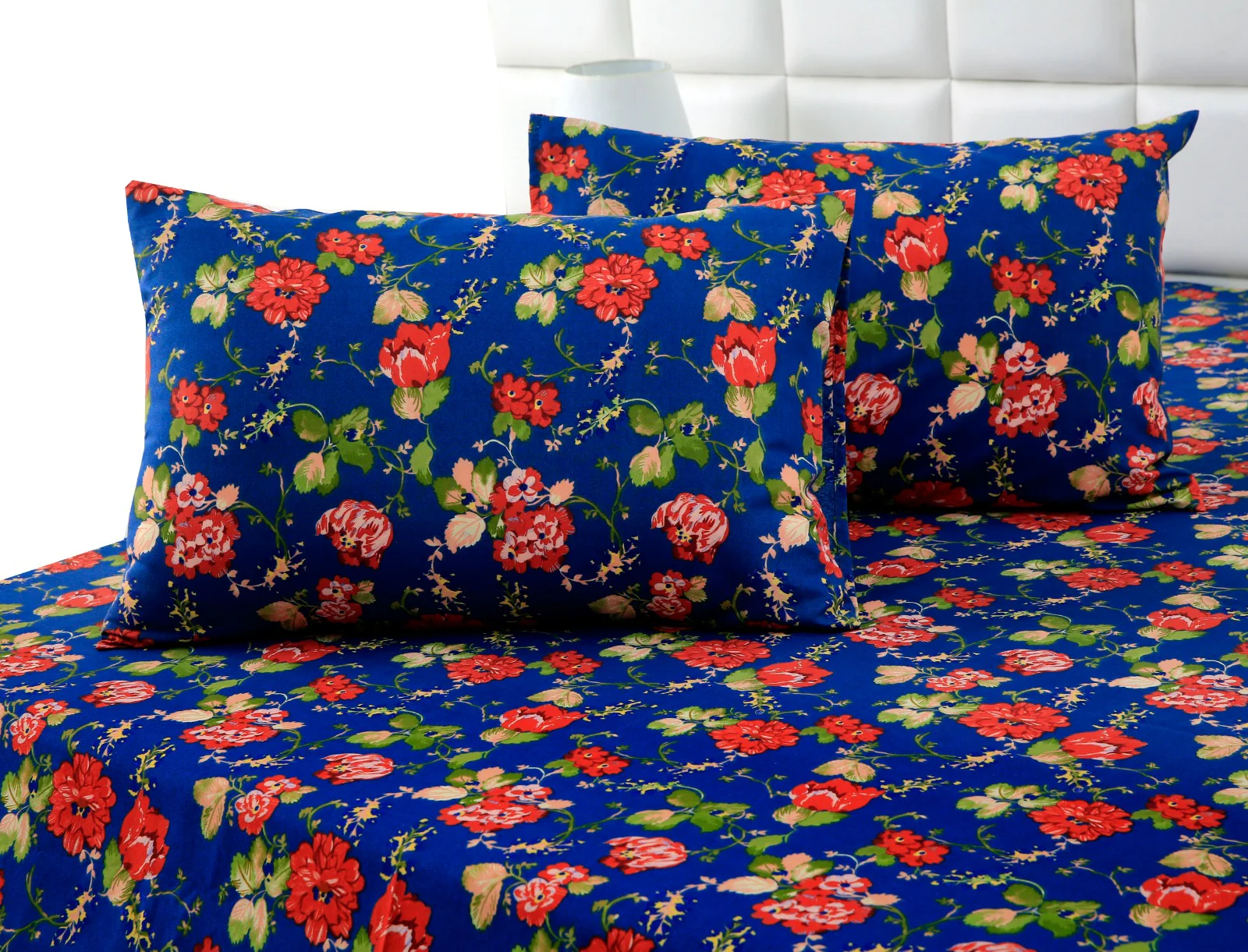 3 PCs Double Bed Sheet-Botanic - Image 3
