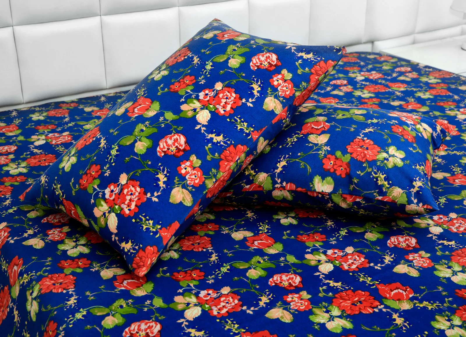 3 PCs Double Bed Sheet-Botanic - Image 6