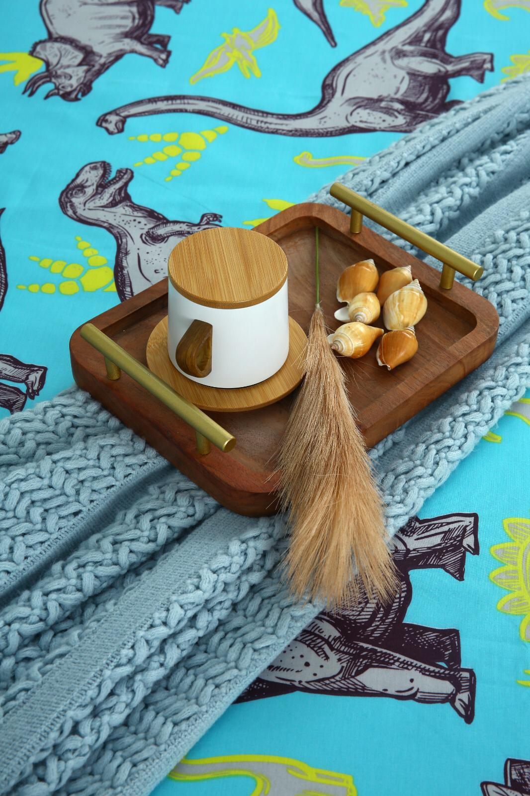 3 PCs Double Bed Sheet-DB195 - Image 3