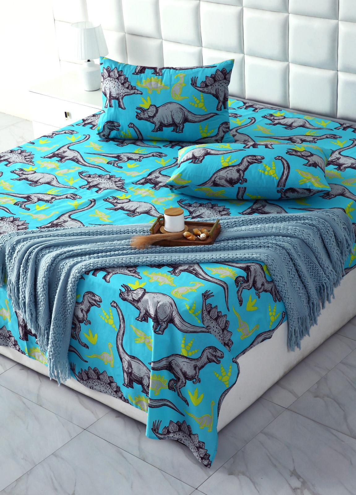 3 PCs Double Bed Sheet-DB195 - Image 5