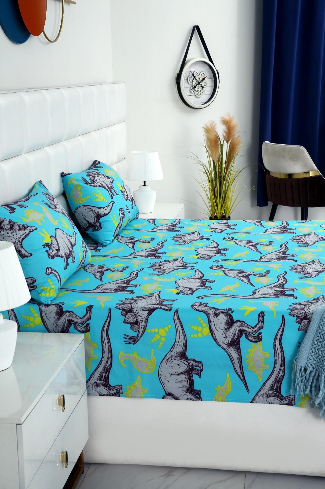 3 PCs Double Bed Sheet-DB195 - Image 7