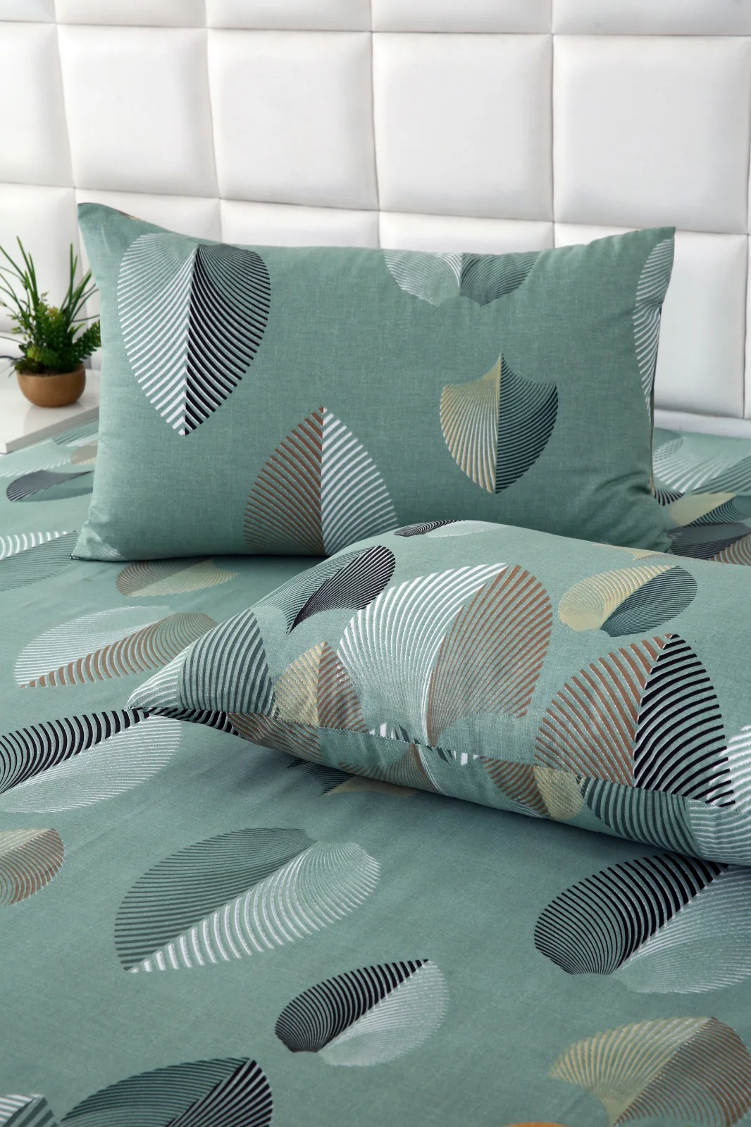 3 PCs Double Bed Sheet-DB245 - Image 5