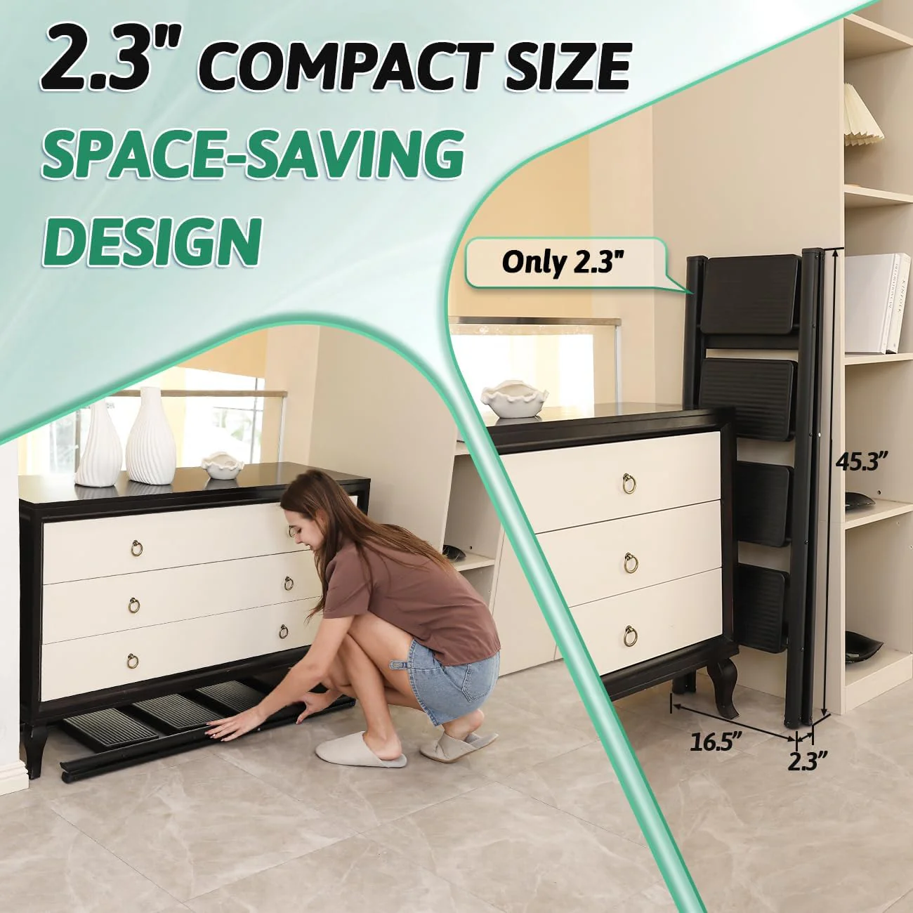 3 Step Ladder Folding Step Stool (SA2510-050) - Image 5