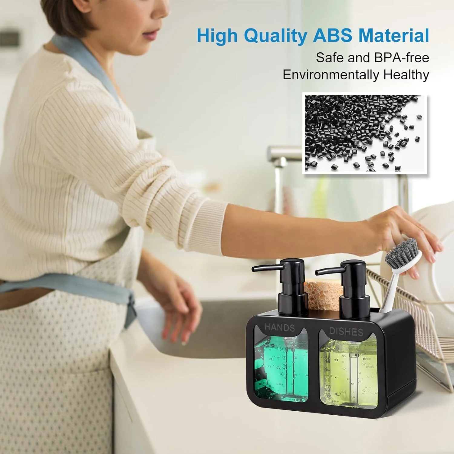 4-in-1 Kitchen Soap Dispenser Set (SA2510-012) - Image 7