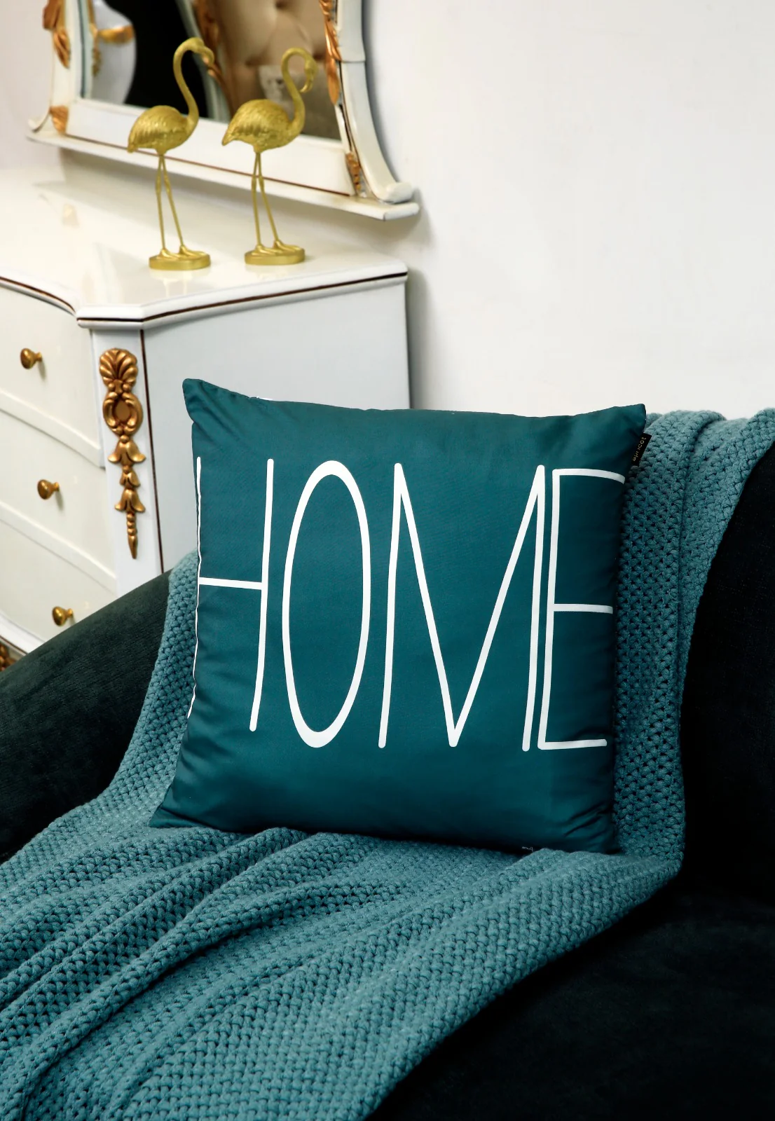 4 PCs Digital Printed Cotton Cushions-HOME - Image 7