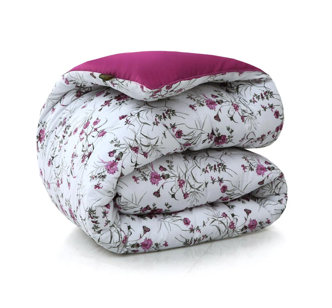 5 PCs Single Razai Set-Plum Petals - Image 3