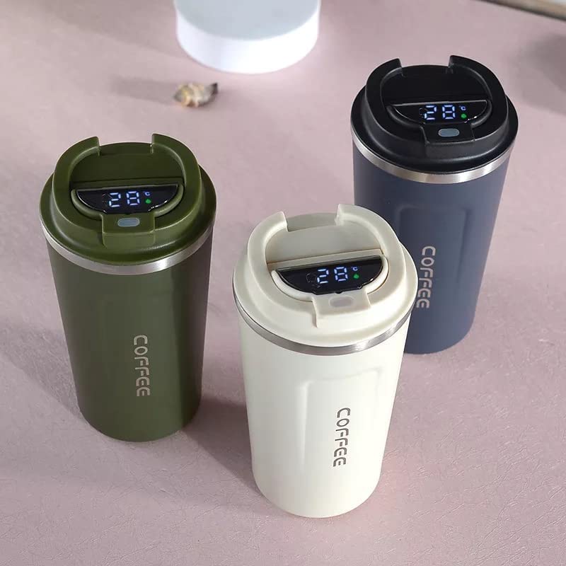 510ML Thermo Coffee Mug  with Hermetic Temperature (SA2510-074)White - Image 2