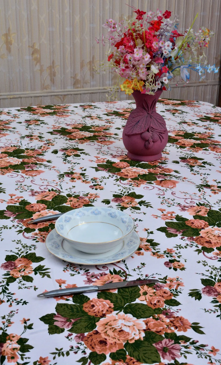 6 & 8 Seater Digital Printed Table Cover(4773)-TB47 - Image 2