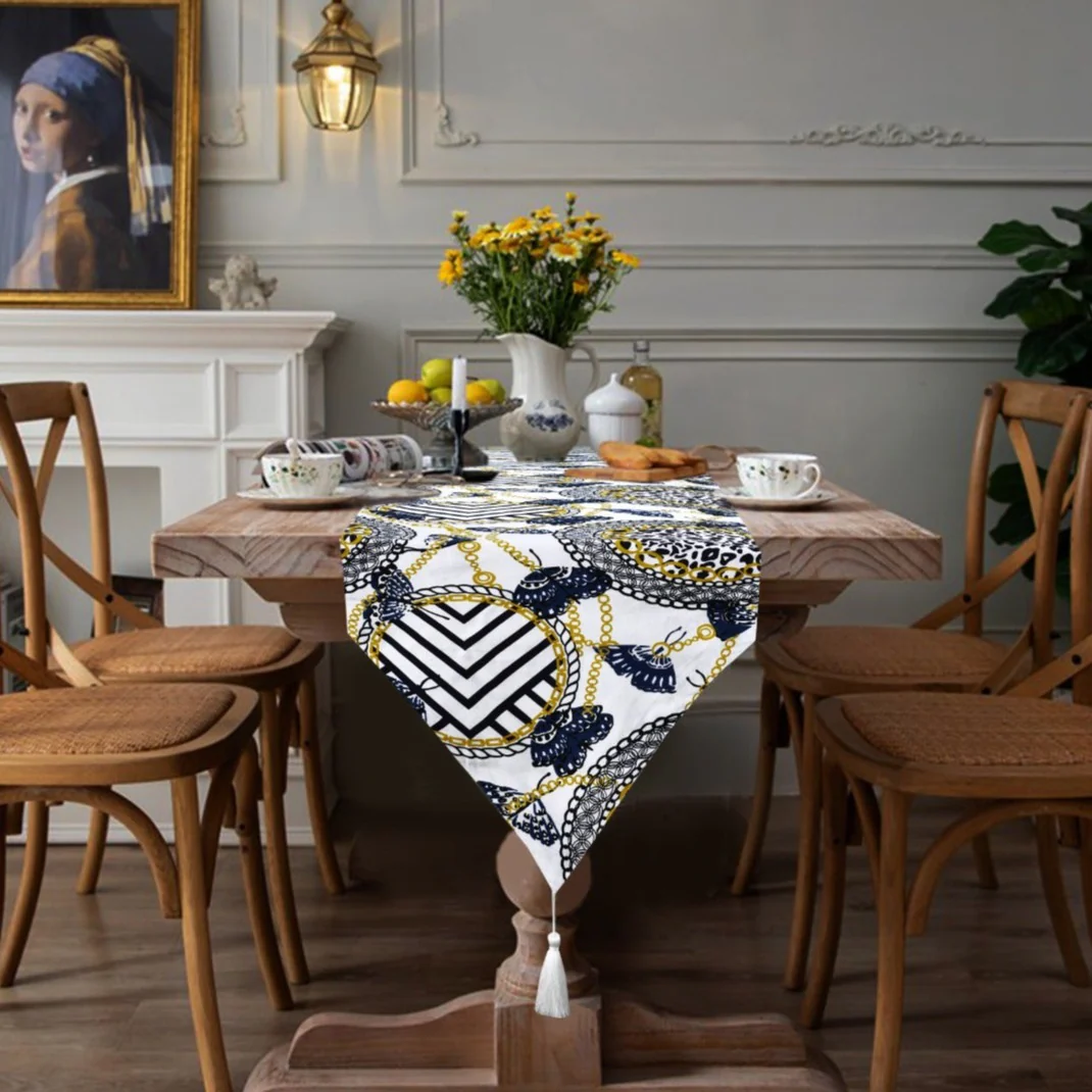 6 & 8 Seater Dining Table Runner-Rings - Image 2