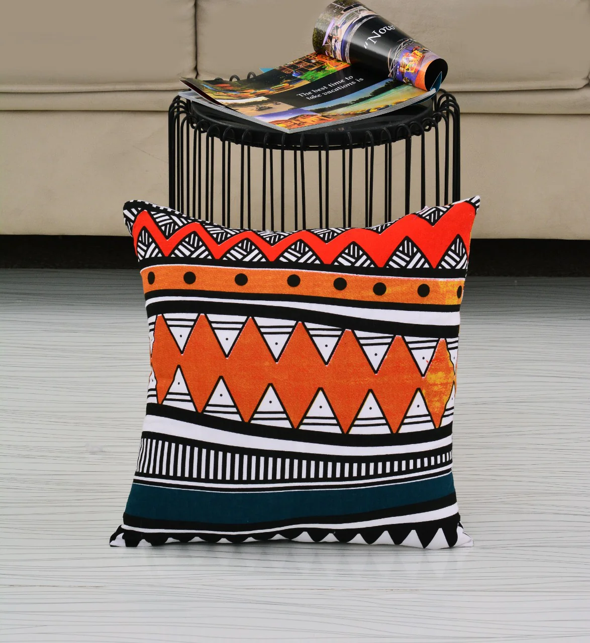6 PCs Digital Printed Duck Cushions-Himba - Image 3