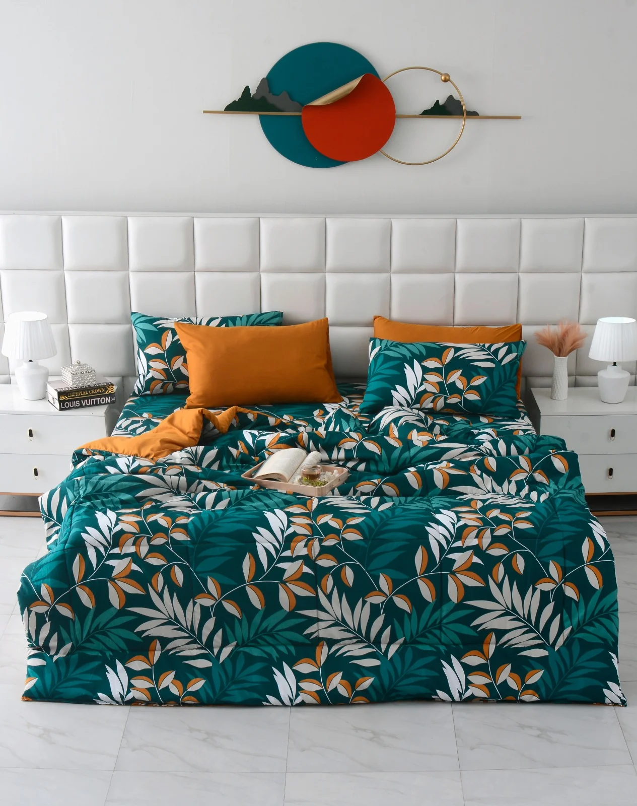 6 PCs Summer Comforter Set-Tropicals - Image 11
