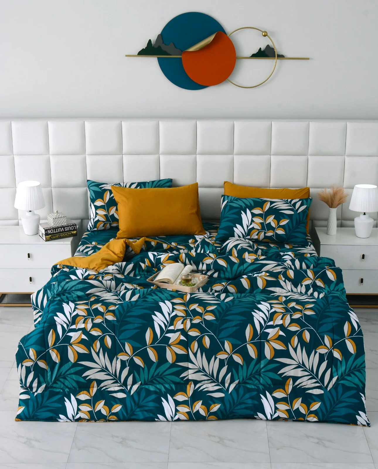 6 PCs Summer Comforter Set-Tropicals - Image 8