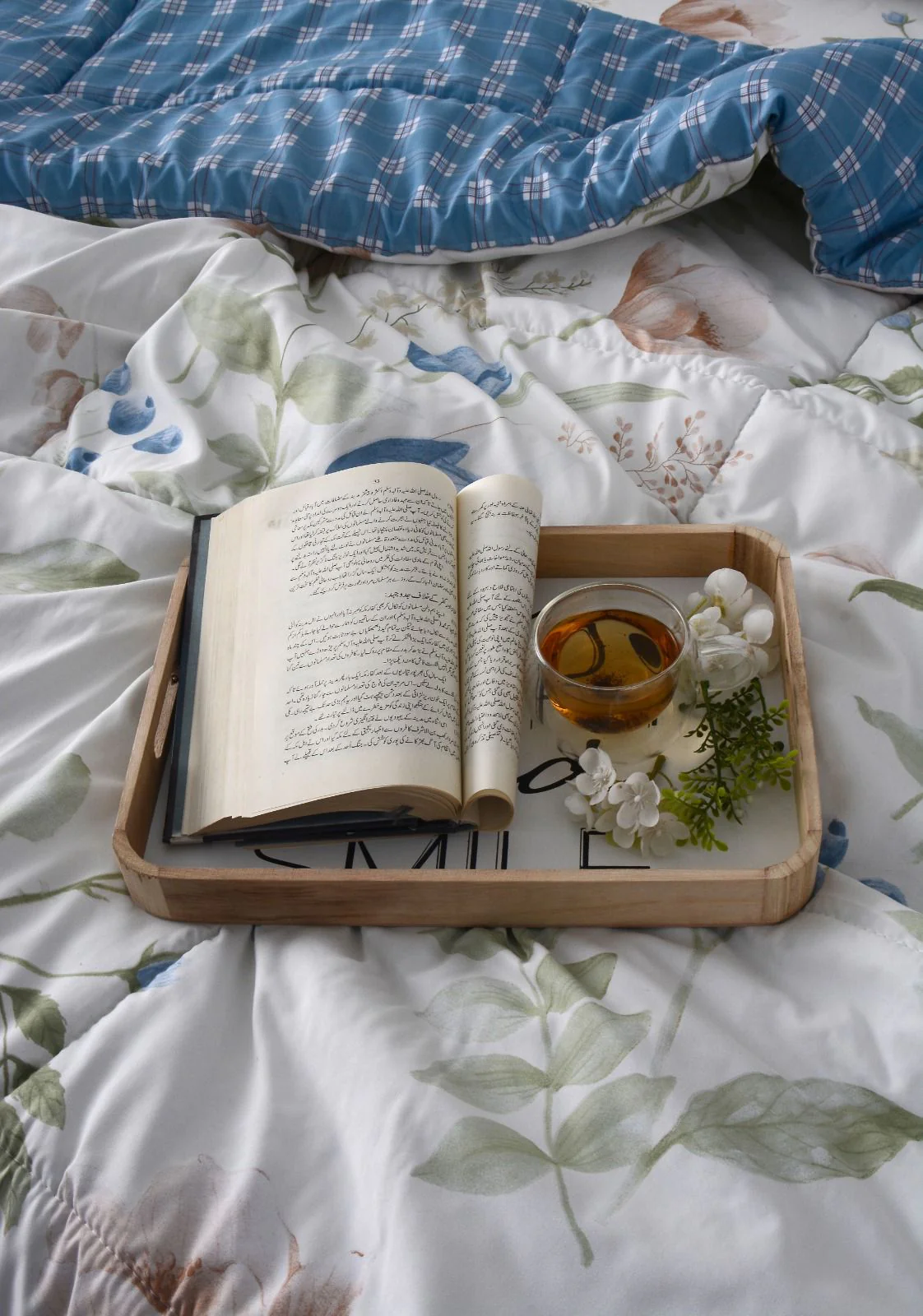 6 PCs Summer Comforter Set-Water Lily - Image 8