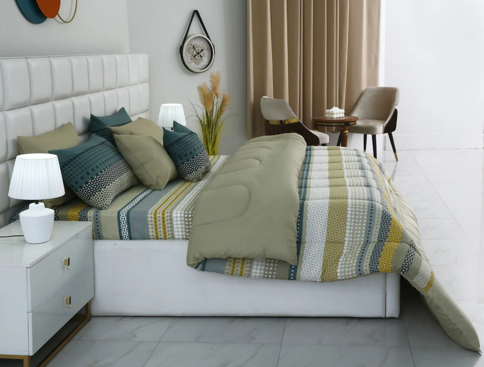 8 PCs Winter Razai Set-Bohemian - Image 19