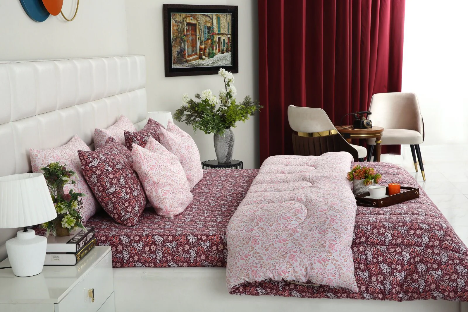 8 PCs Winter Razai  Set-Daisy Day - Image 8