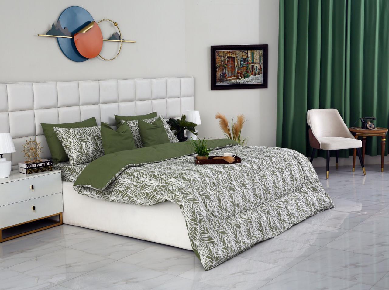 8 PCs Winter Comforter Set-Emeralds - Image 3