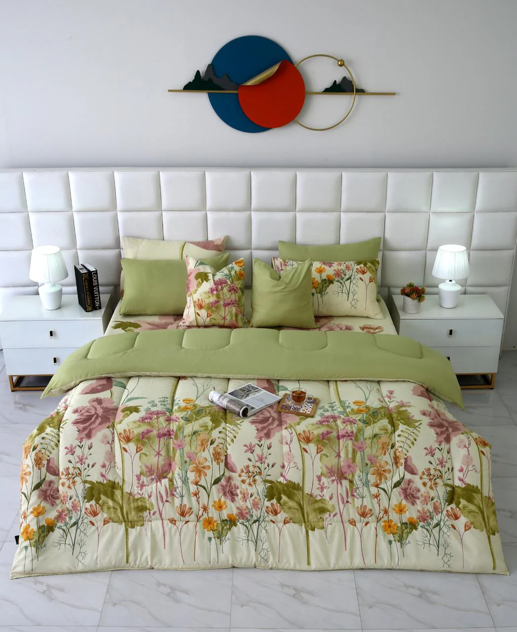 8 PCs Winter Razai Set-Delamere - Image 12