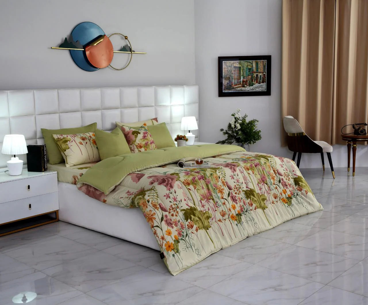 8 PCs Winter Razai Set-Delamere - Image 5