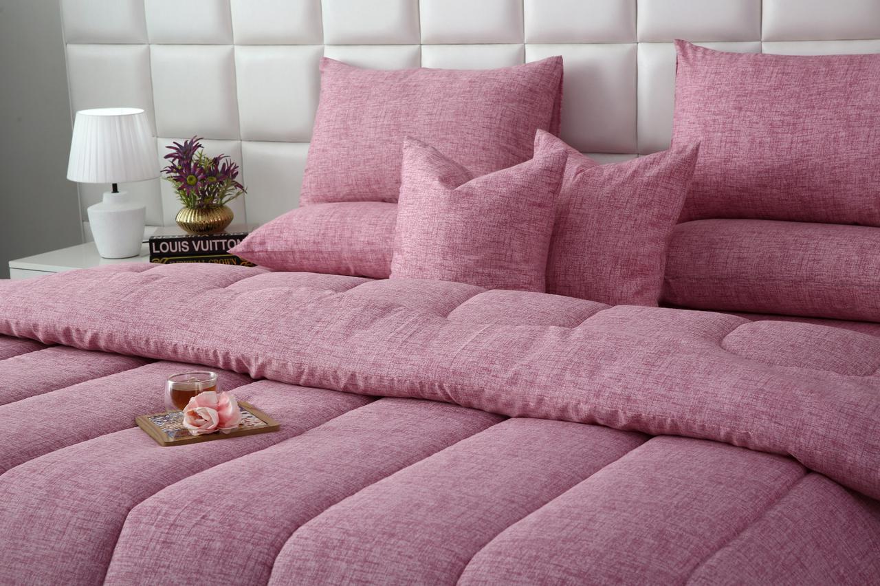 8 PCs Winter Razai Set-Pink Texture - Image 11