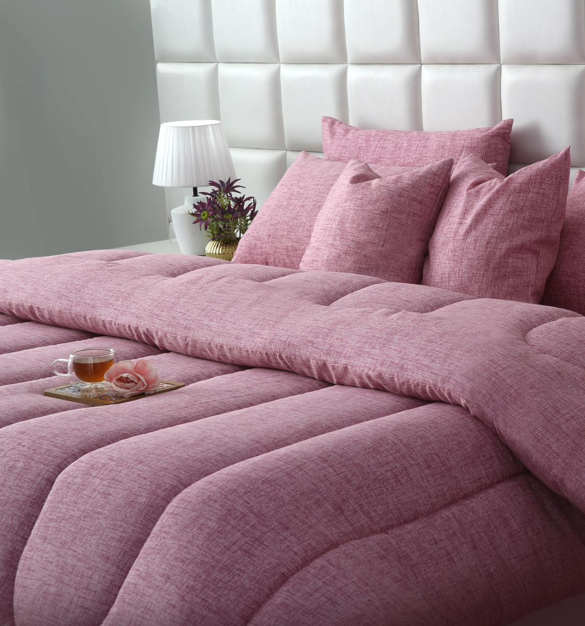 8 PCs Winter Razai Set-Pink Texture - Image 9