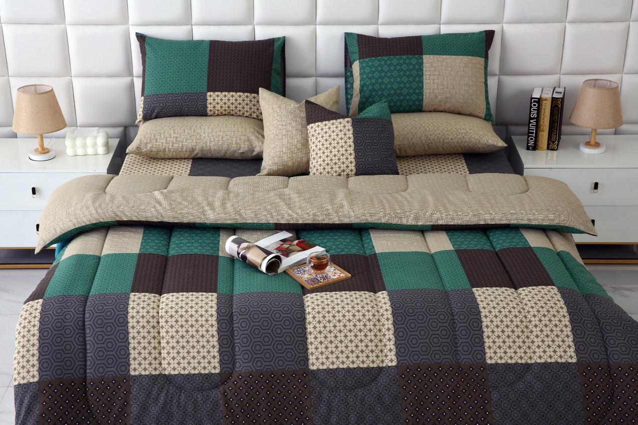 8 PCs Winter Razai Set-Vintage Patchwork - Image 5
