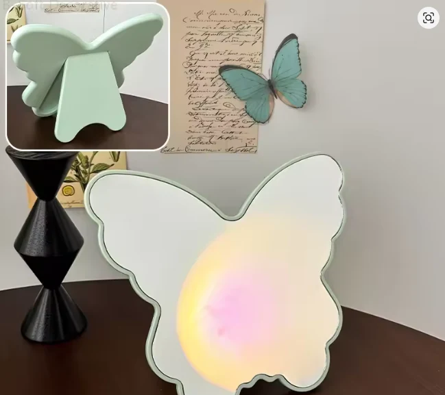 Butterfly Shaped Portable Makeup Mirror - Image 11