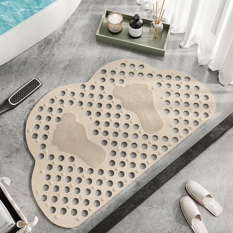 Cloud shape Antislip bathroom mat (SA2510-111)Beige