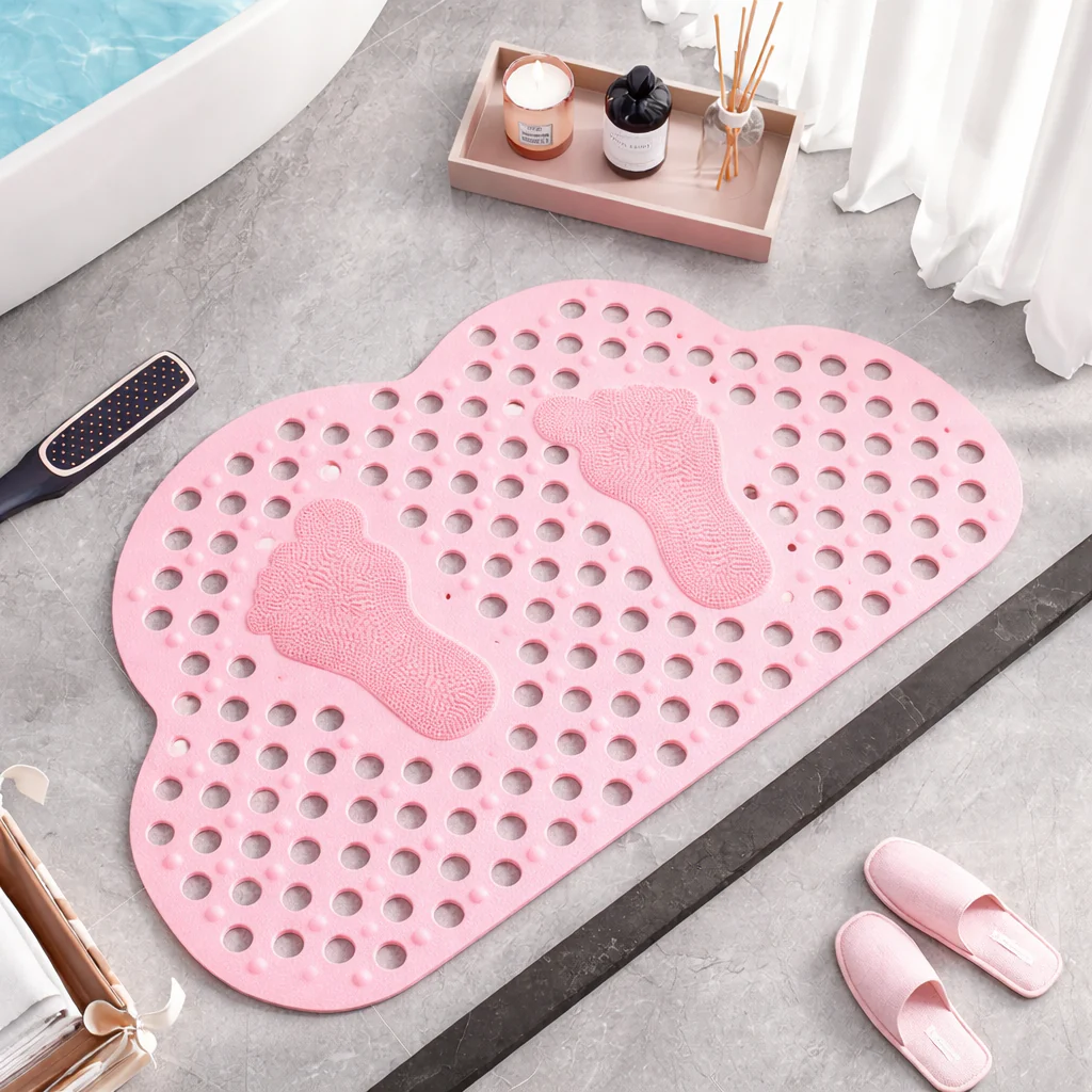 Cloud shape Antislip bathroom mat (SA2510-111)Pink