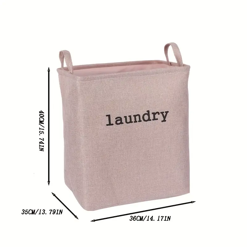 Eva Collapsible Laundry Basket5395-Pink - Image 4