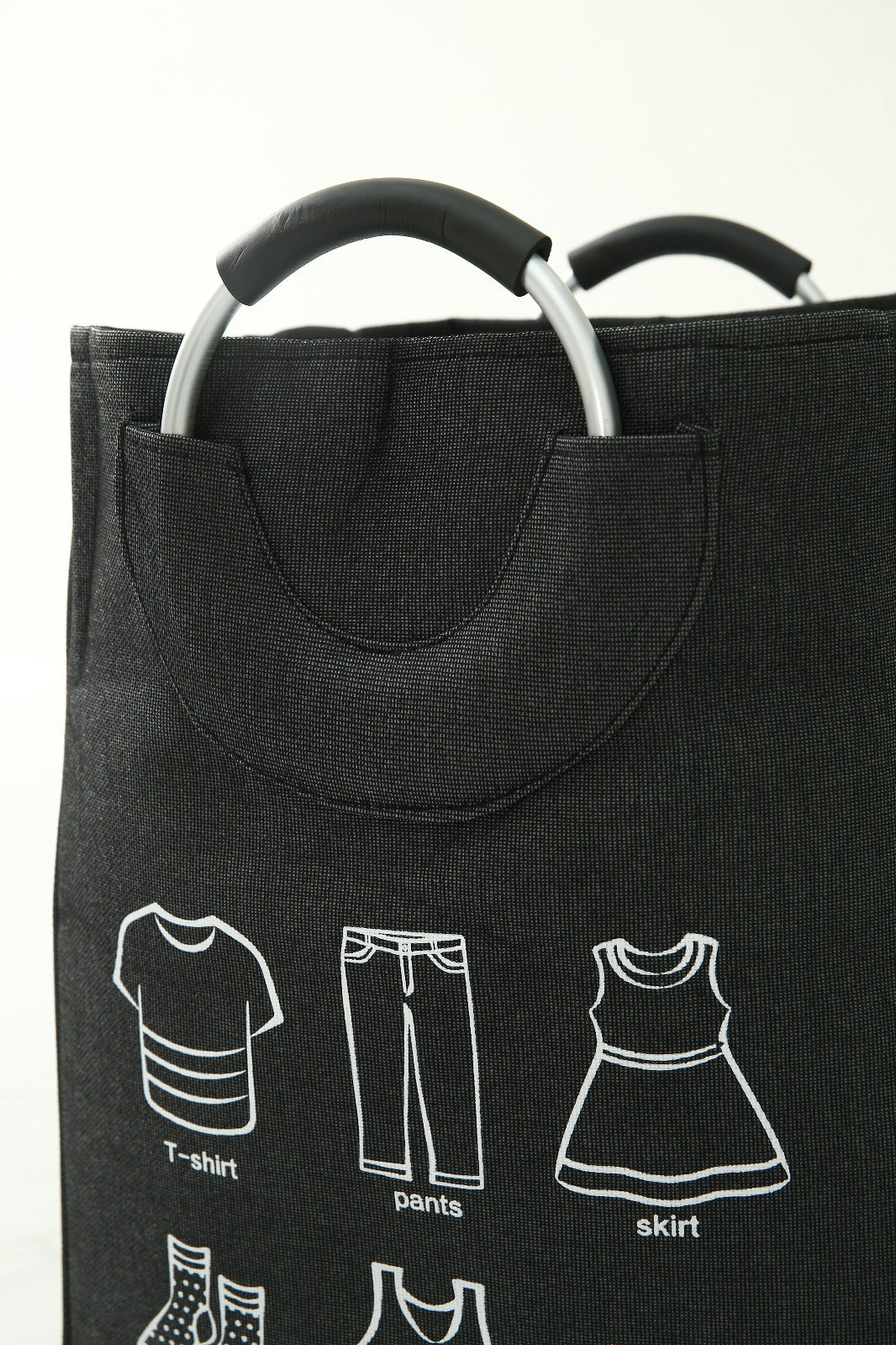 Eva Laundry Basket-Black(LAUNDRY) - Image 3