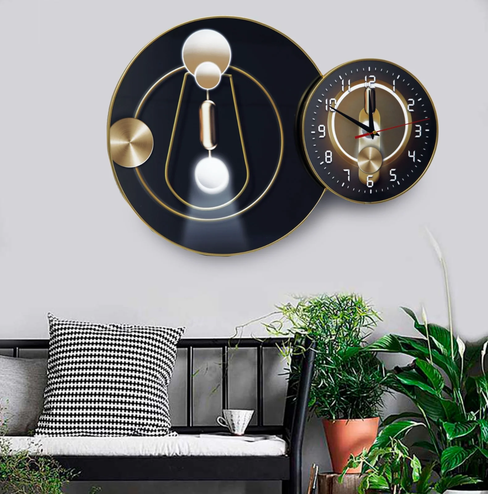 Pendulum Frame with Clock - Image 3