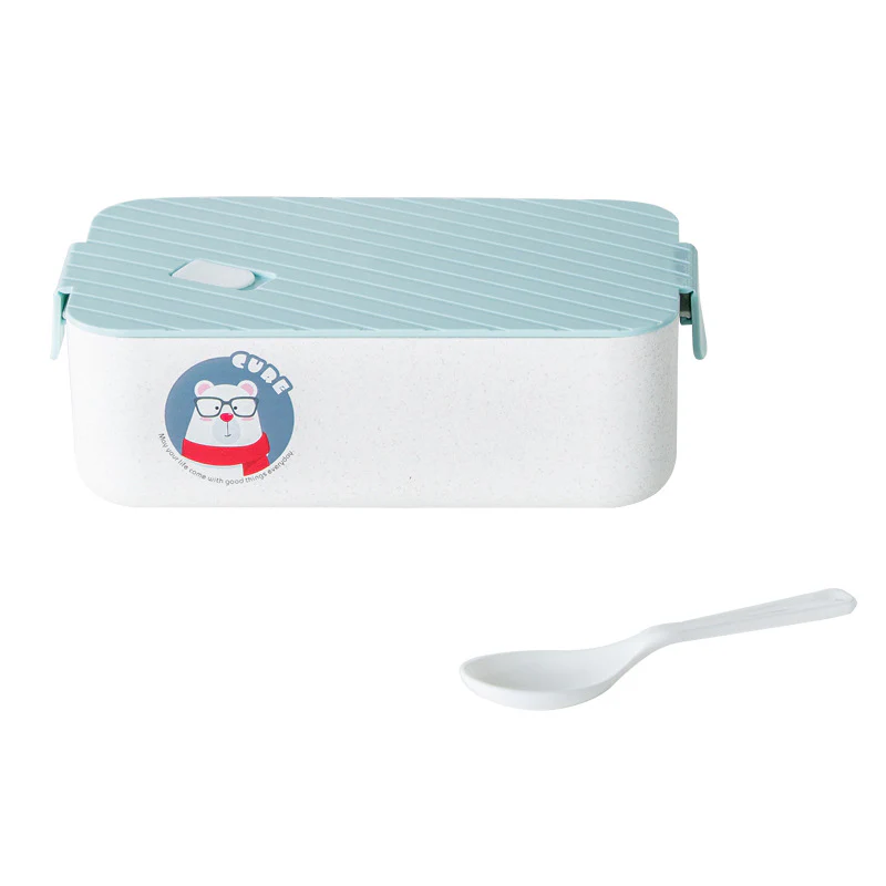 Large Rectangular Lunch Box-SA2408-307(Blue) - Image 5