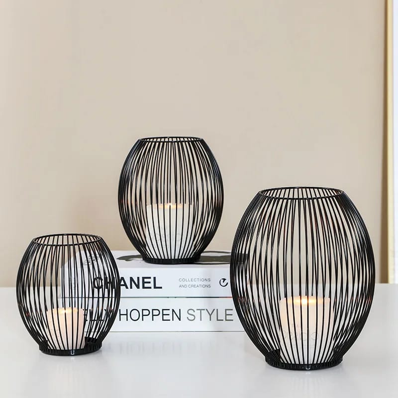 Metal Candle Stand-Black(SA2405-20) - Image 8