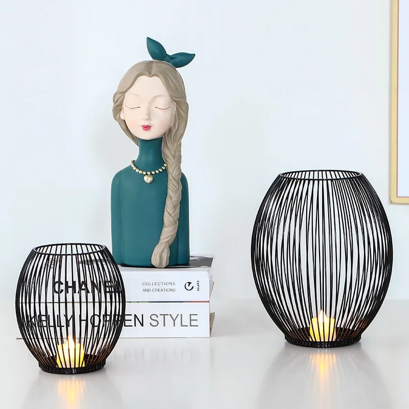 Metal Candle Stand-Black(SA2405-20) - Image 9