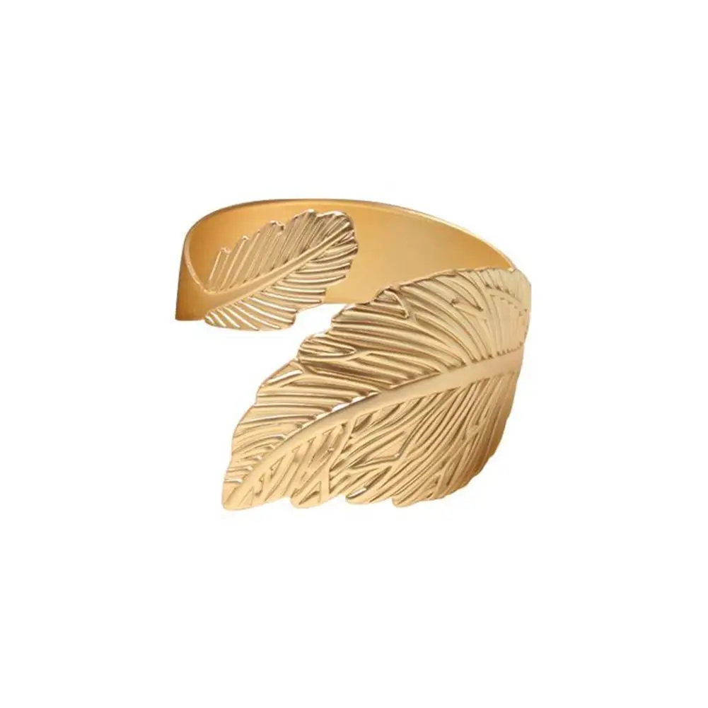 Napkin Holder Rings-Feather(Golden) - Image 10