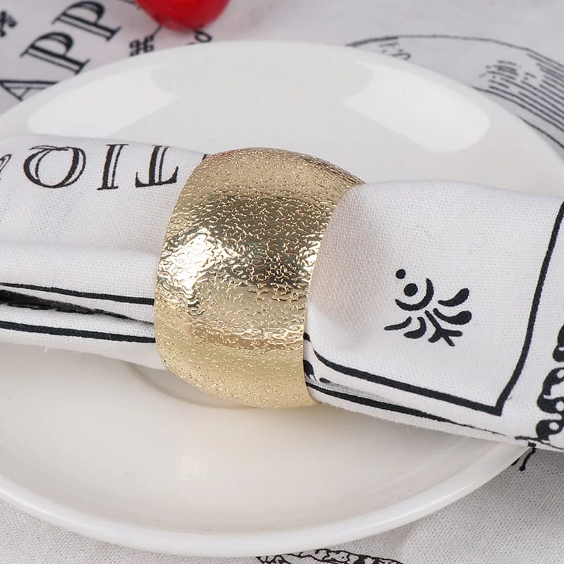 Napkin Holder Rings-Golden Rings - Image 4