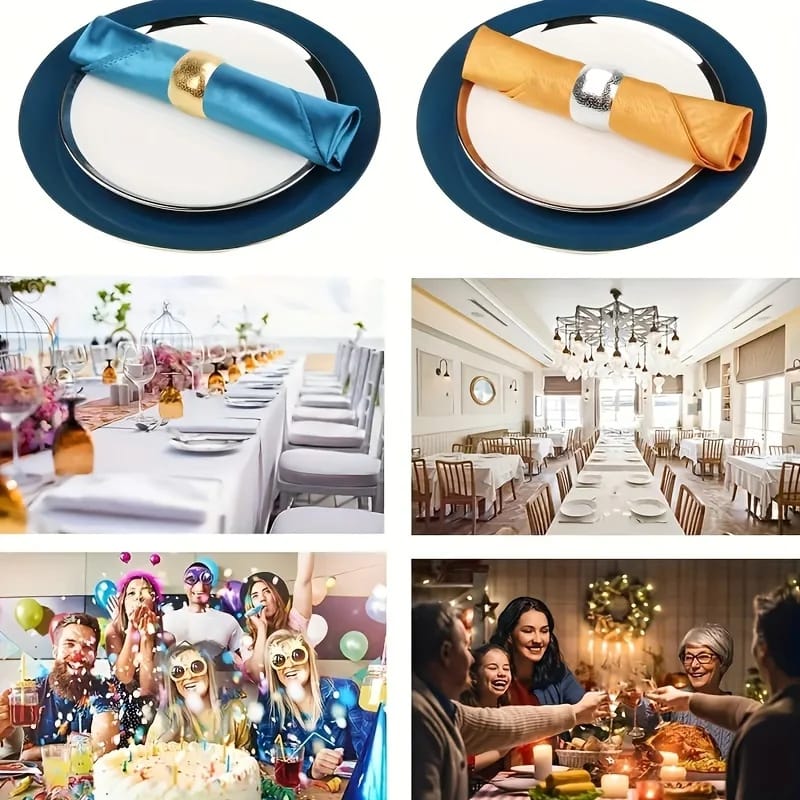 Napkin Holder Rings-Sliver Rings - Image 5