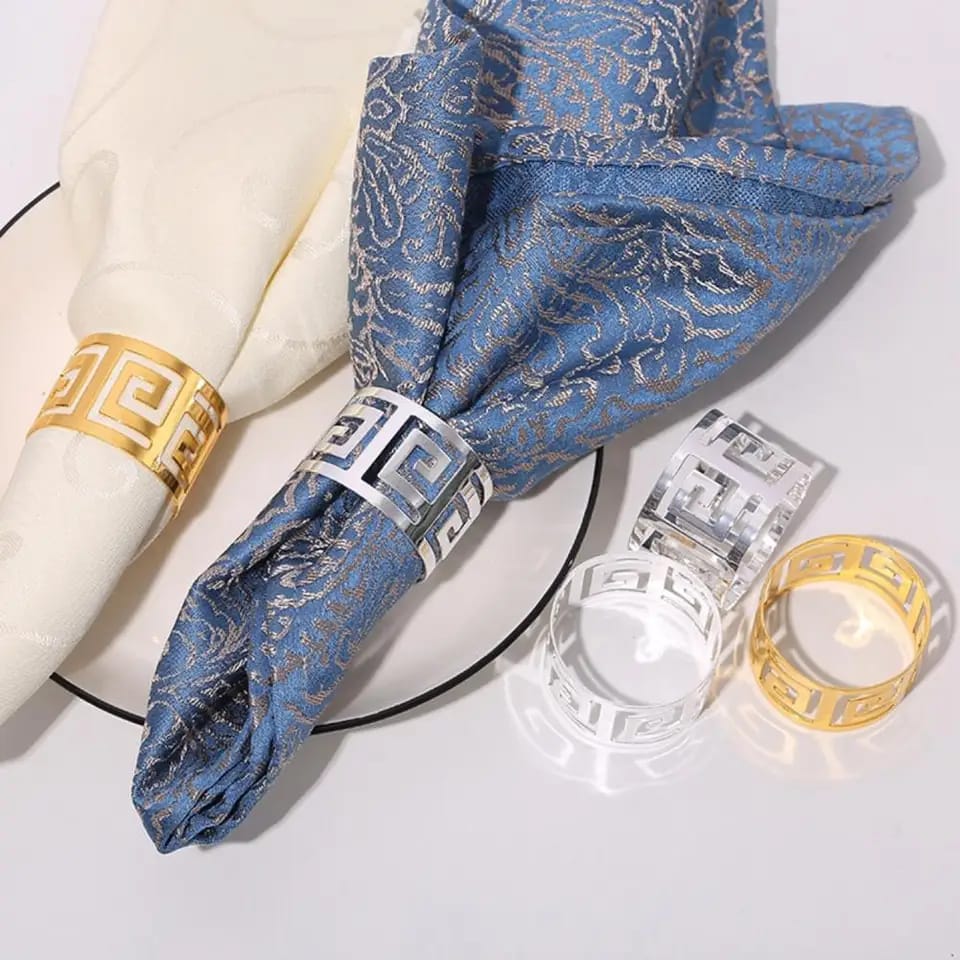 Napkin Holder Rings-Versace(Sliver) - Image 10
