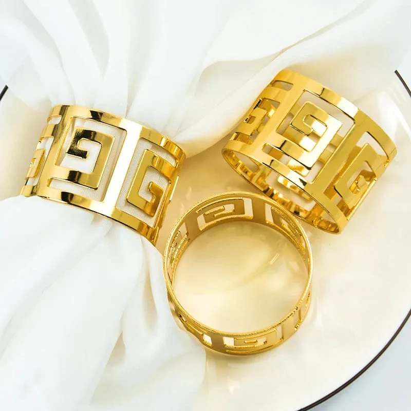 Napkin Holder Rings-Versace(Gold) - Image 14