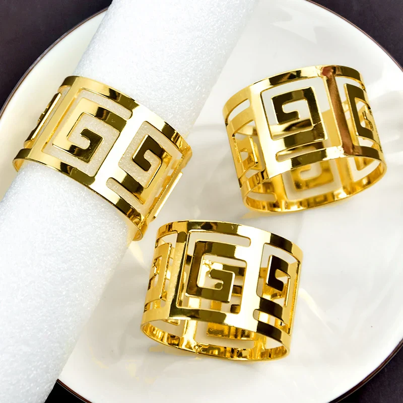 Napkin Holder Rings-Versace(Gold) - Image 5