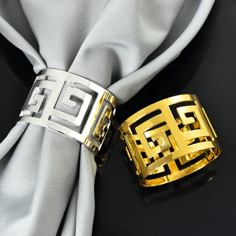 Napkin Holder Rings-Versace(Gold) - Image 8