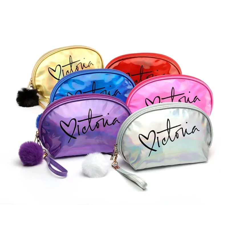 Portable Makeup Organizer Bag Victoria-Sliver - Image 3