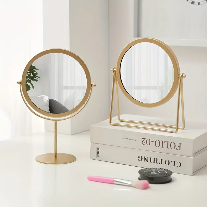 Rotatable Golden Vanity(14294) Mirror-(SA2405-157) - Image 3