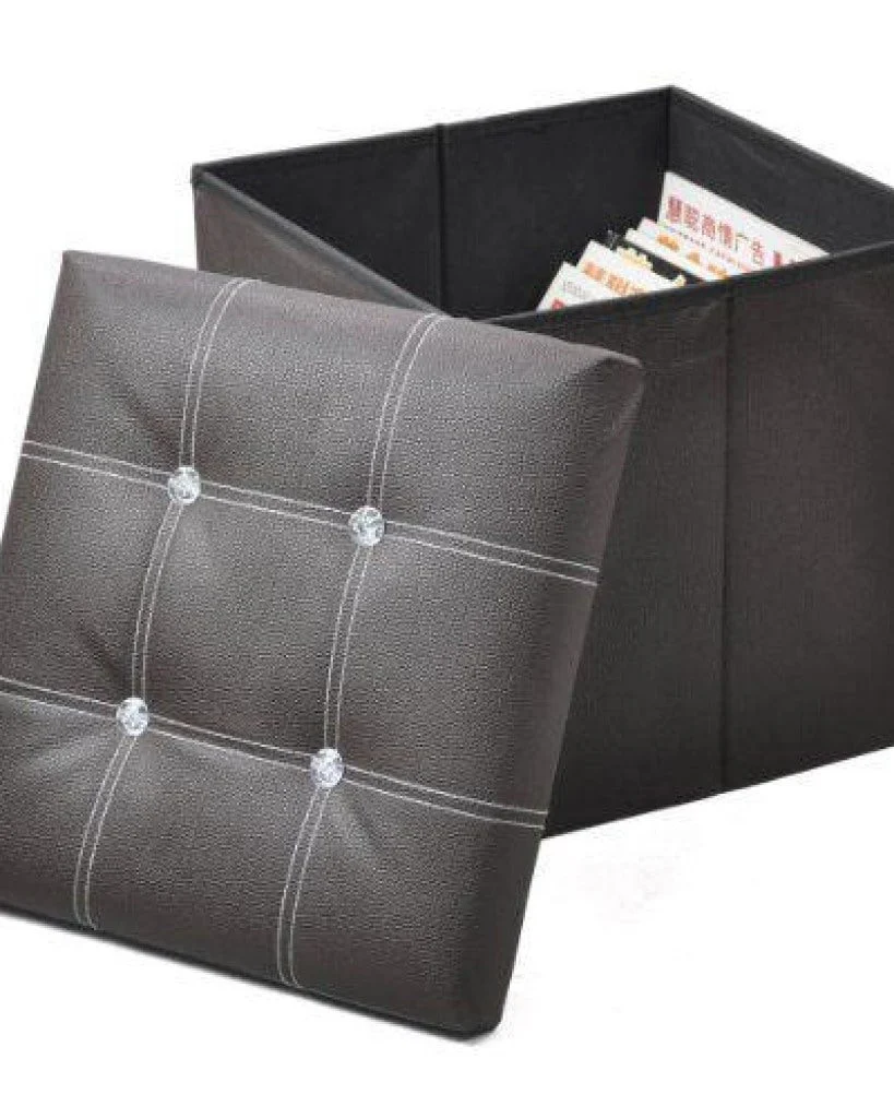 Modular Storage Stool Box (2458)- Brown - Image 3
